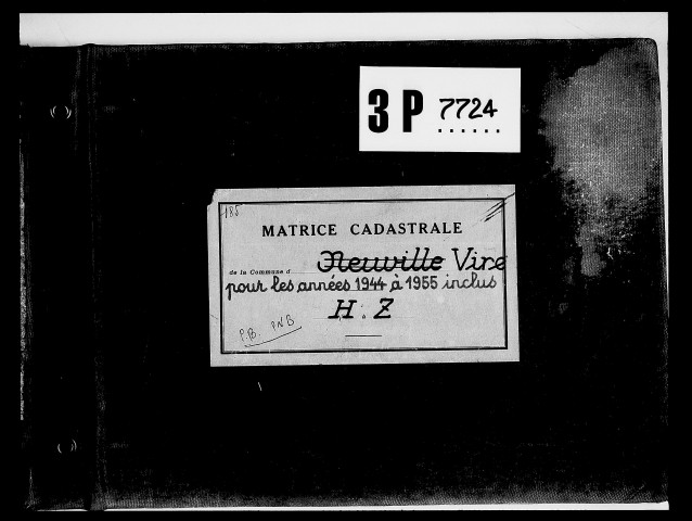 matrice cadastrale des propriétés bâties, 1944-1955, H-Z