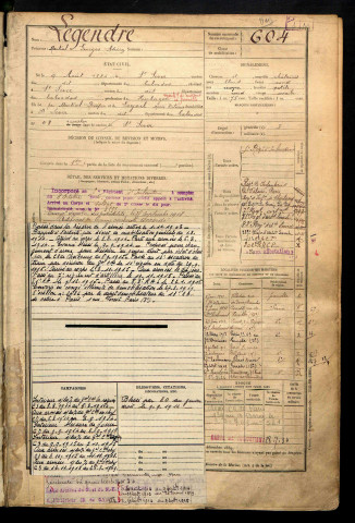 Legendre, Martial Georges Adrien