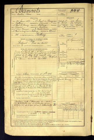 Desmonts, Emilien Désiré