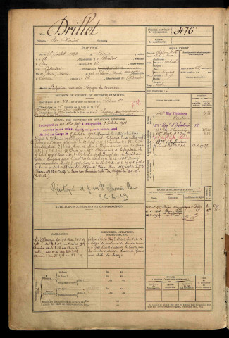 Drillet, Léon Marius