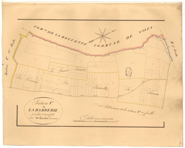 Section C1 2e subdivision de La Hamberie