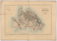 Carte topographique du canton de Saint-Pierre-sur-Dive par Simon, géomètre en chef du cadastre