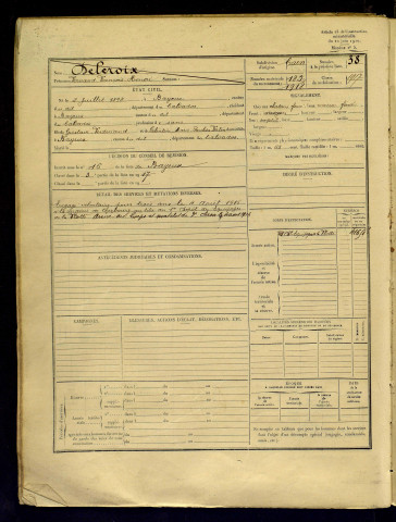 Delcroix, Fernand François Honoré