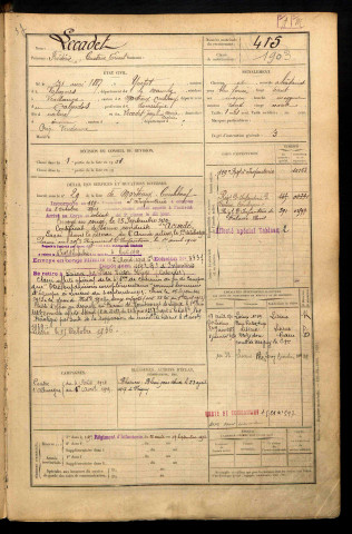 Lecadet, Frédéric Gustave Ernest