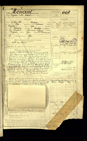 Ménant, Eugène Victor Albert