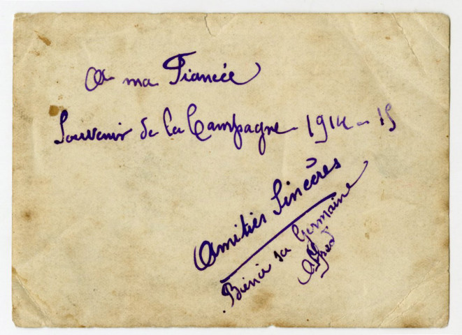 Archives familiales Frémont et Rossignol