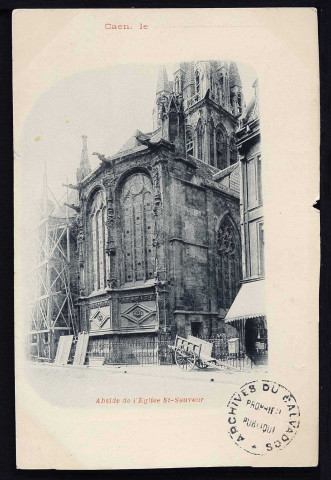 Eglise Saint-Sauveur : extérieur (n°1590 à 1627) Intérieur (n° 1628 à 1642)