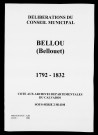 Bellouet 1792-1832