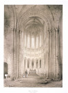 Mont-St-Michel, choeur de l'église (9). Par G. Bouet