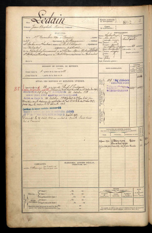 Ledain, Jean Baptiste Marie