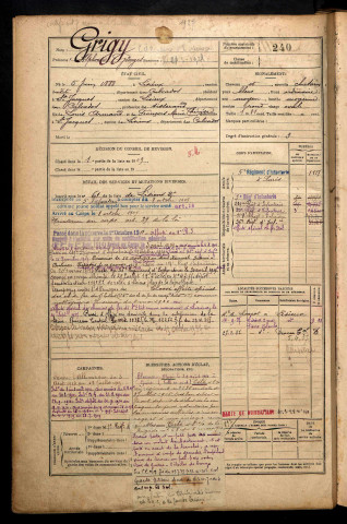 Grigy, Alphonse Georges