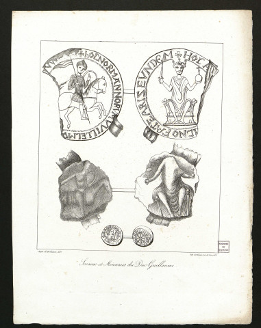 Sceaux et monnaies du duc Guillaume, par Alphonse de Brebisson et Villain