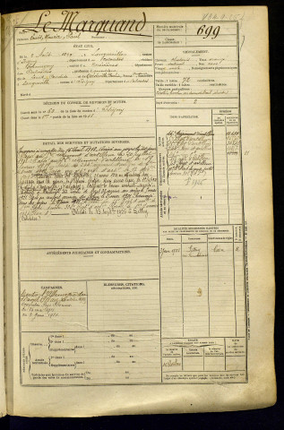 Le Marquand, Louis Maurice Paul