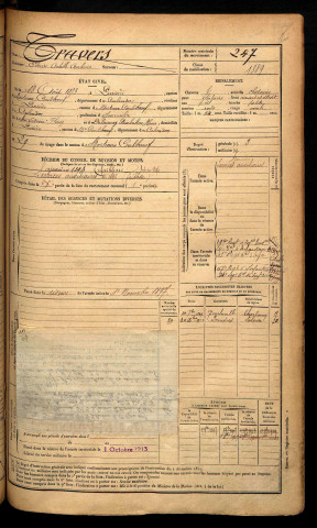 Travers, Elmire Achille Ambroise