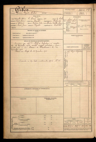 Gibon, Maurice Auguste Hubert