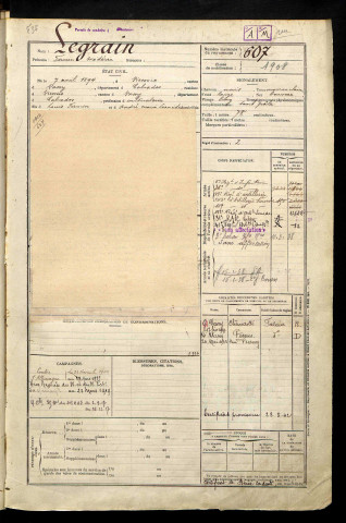 Legrain, Firmin Médéric