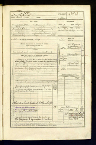 Cailly, Edmond Anatole