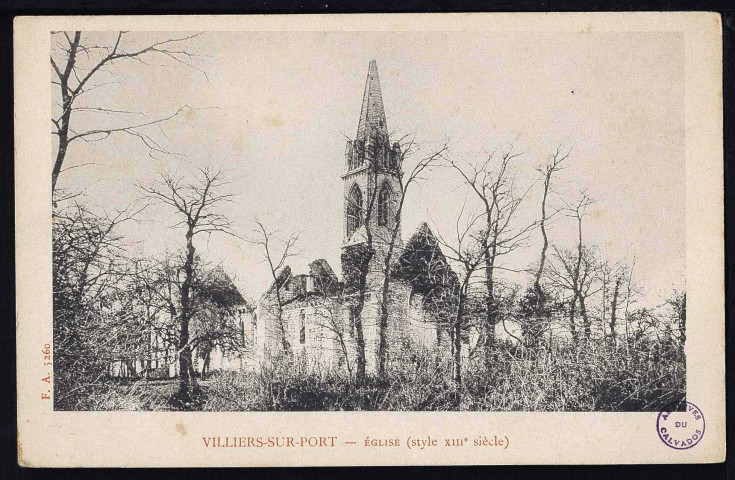 Huppain : Eglise de Villiers-sur-Port (n°1 à 5 ; 14) Château de Villiers-sur-Port (n°6 à 11 ; 13) Chasse à courre à la Tour Saint-Hubert (n°12)