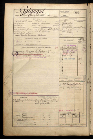 Gaignant, Henri Charles Jules