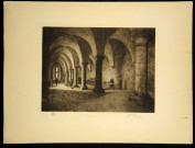 Mont-Saint-Michel, abbaye : aumônerie (niveau inférieur de la Merveille)