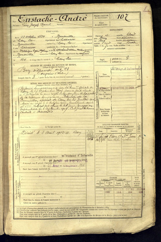 Eustache André, Léon Joseph Raoul