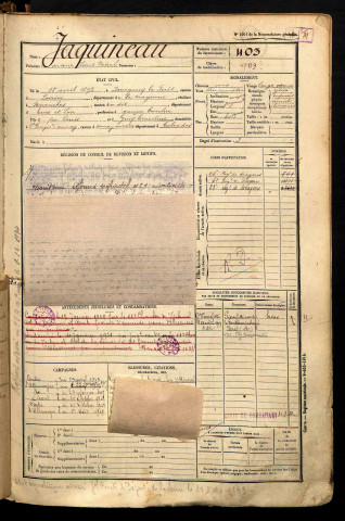 Jacquineau, Arsène Louis Pascal