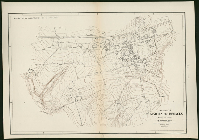Plans topographiques de Saint-Martin-des-Besaces