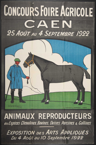 Affiches de foire agricole et exposition d'arts appliqués 1922 (documents n°2 à 4)