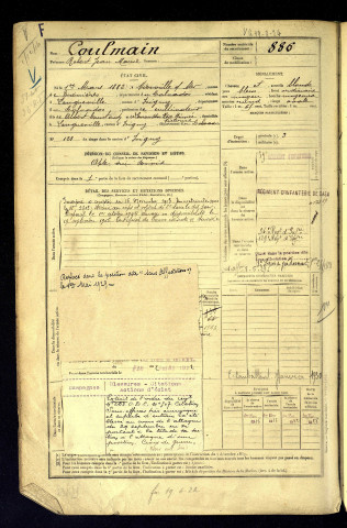 Coulmain, Robert Jean Marie