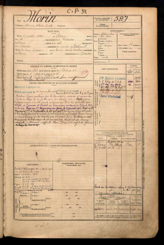 Morin, Maurice Albert Emile