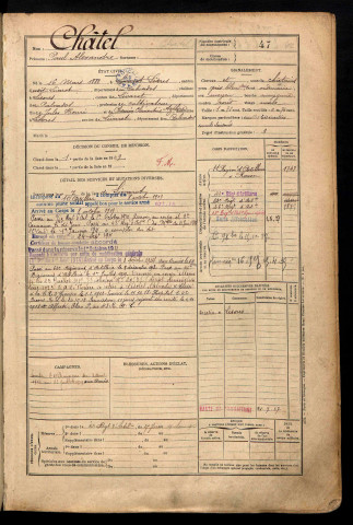 Châtel, Paul Alexandre