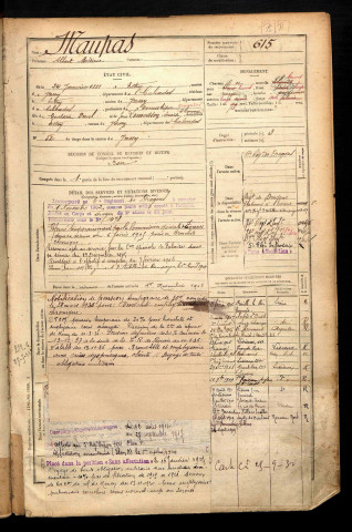 Maupas, Albert Médéric