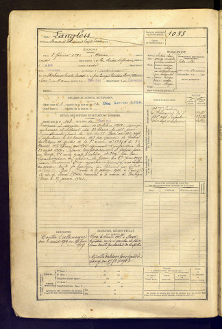 Langlois, Fernand Ferdinand Emile Louis