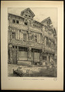 Lisieux : maison de la Salamandre, par Robida ; carrefour rue des boucheries et Grande Rue, par Robida
