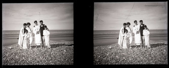 Port-en-Bessin en 1927 : photos de famille (scènes de plage, bains de mer...)