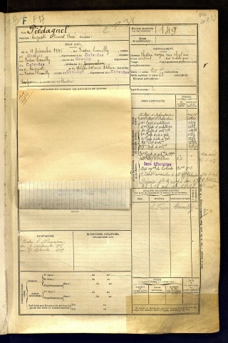 Piédagnel, Auguste Ernest René