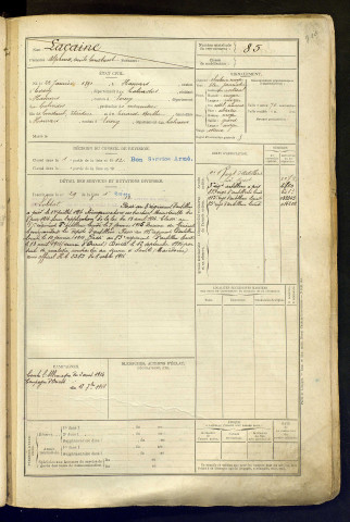 Lacaine, Alphonse Emile Constant