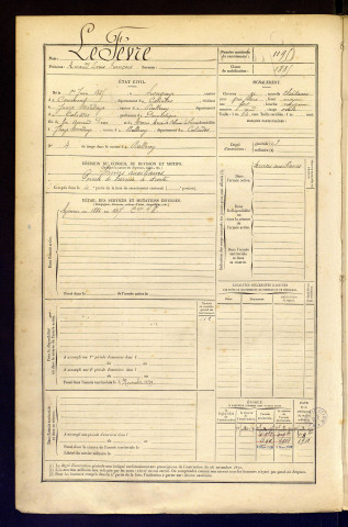 Le Fèvre, Amand Louis François