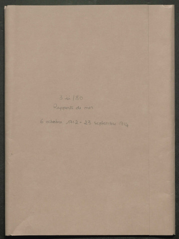 6 octobre 1712-23 septembre 1714