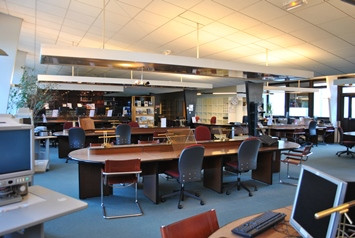 Photo de la salle de lecture avant les travaux