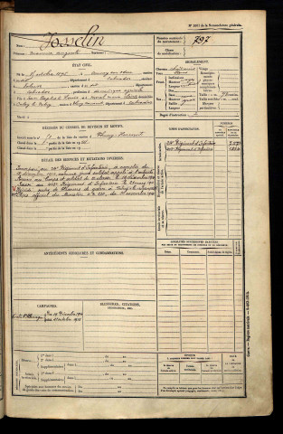 Josselin, Maurice Auguste