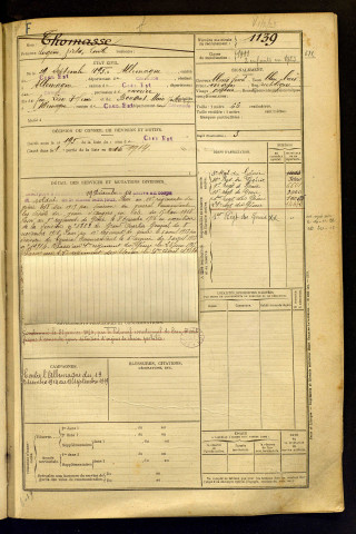 Thomasse, Eugène Victor Emile