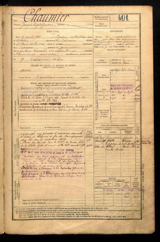 Chaumier, Joseph Eugène Gaston