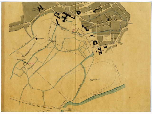 Barrages, lavoirs, vannes, roues hydrauliques