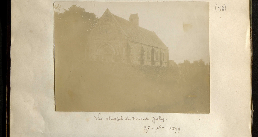 Soumont-Saint-Quentin : le tombeau de Marie-Joly et la chapelle du Mont-Joly (photos n°57 et 58)