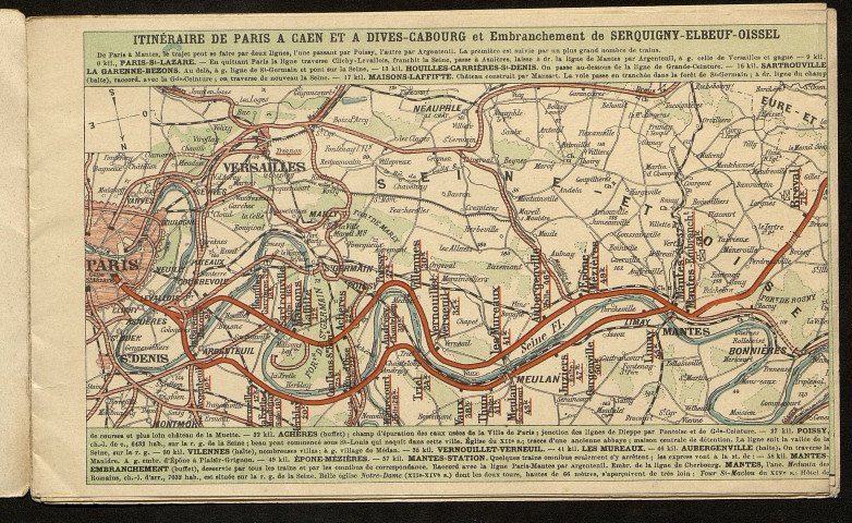 La France en chemins de fer, itinéraire de Paris à Caen, par André Silva