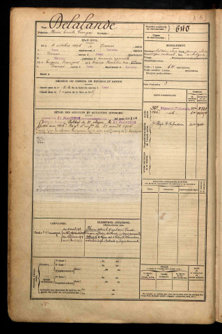 Delalande, Henri Emile Georges