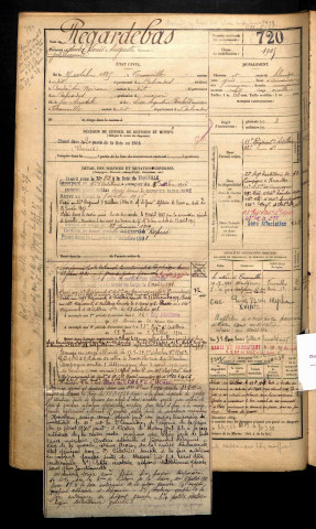 Regardebas, André Louis Auguste Guillaume