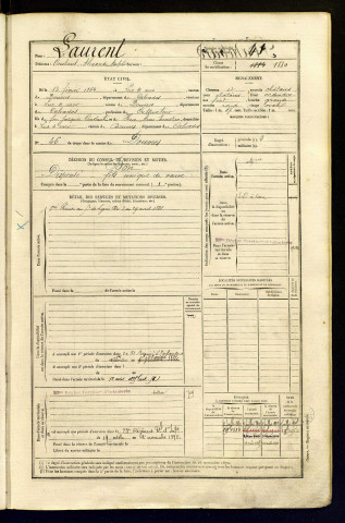 Laurent, Constant Alexandre Adolphe