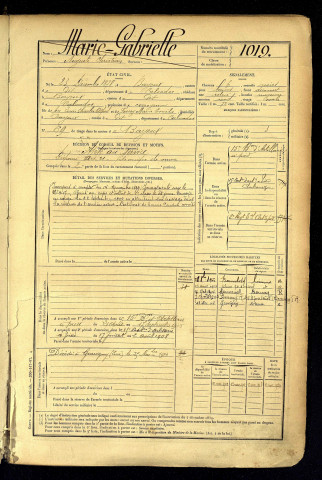 Marie Gabrielle, Auguste Christian